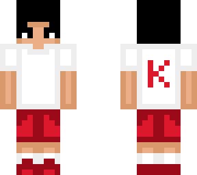 red & white