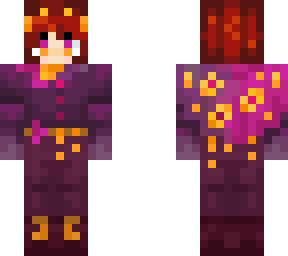 red hair sunset mage