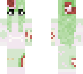 angry sleepy zombie girl