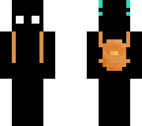 black forager with antlers