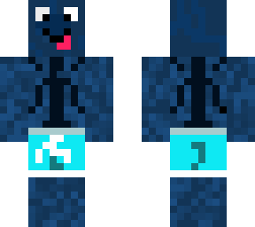blue man