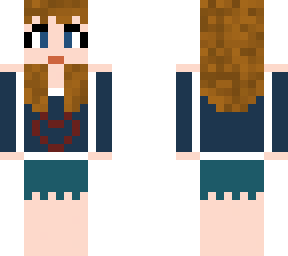 girl with long brown hair