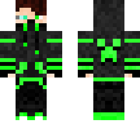 green gamer skin