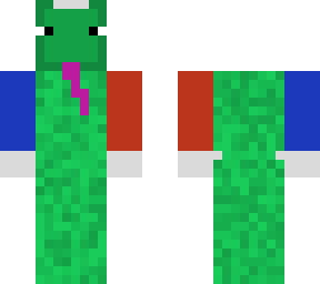 green red blue guy