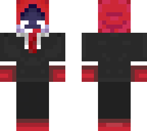 red lancer with a tie and suit fixed for the second time