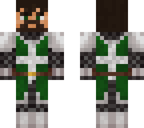 medieval guard green tabard