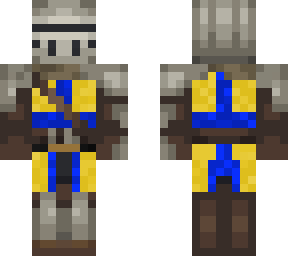 medieval knight blue crossed tabard