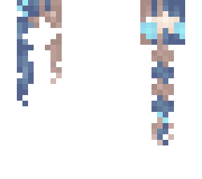 mermaid blue hair base recolored (not mine)