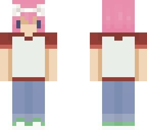 pink hair