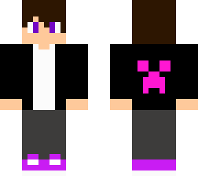 purple gamer boy