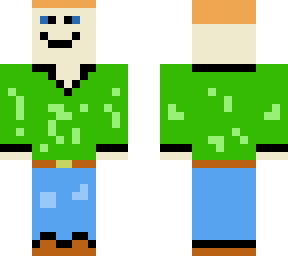 simple green shirt guy