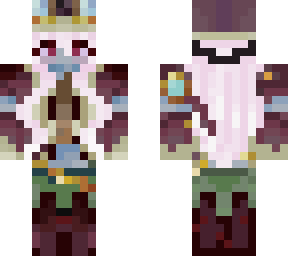 aviator alien girl blue white hair
