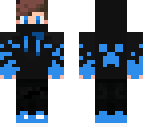 blue hoddie
