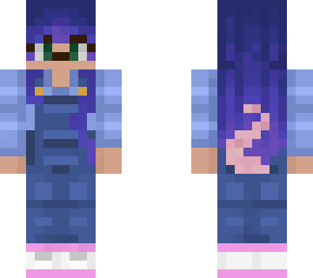 cute purple rat girl