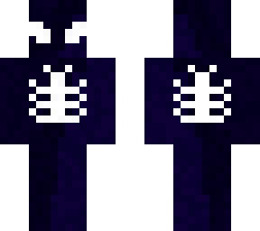 spider-man {symbiote suit with smaller eyes)