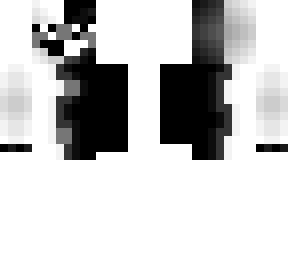 black and white clown