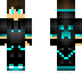 blue hoodie male