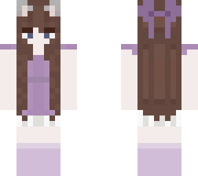 purple skin girl