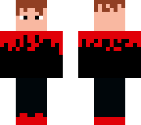 red and black