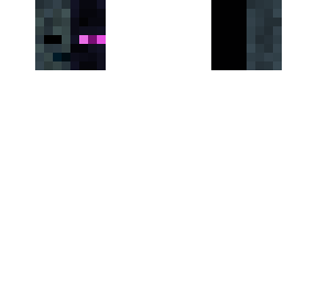 wither skeleton x ender man head