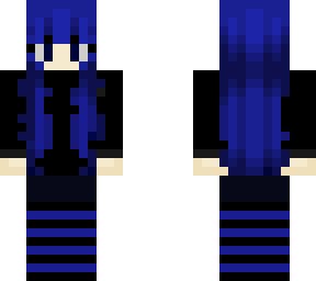 blue and black
