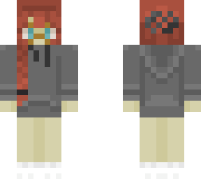 goblin girl in hoodie