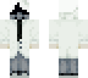 scientist with gas mask