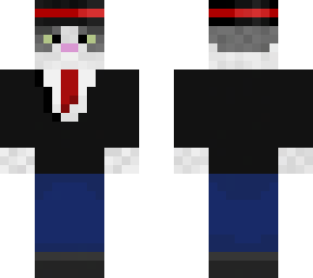 suit cat wide