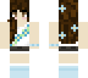 summer girl outfit blue