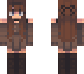 cozy autumn brunette
