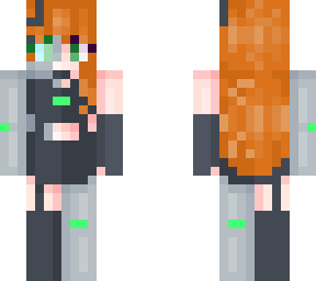 ginger cyborg girl