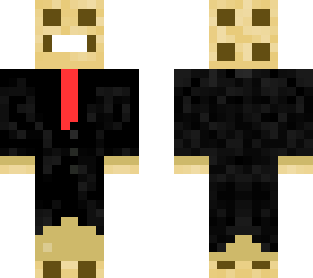 mr waffle wears a suit