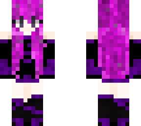 purple pink girl
