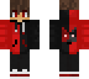 red and black