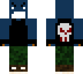 angry blue guy
