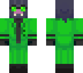 bat in green suit