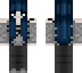 blue hair girl