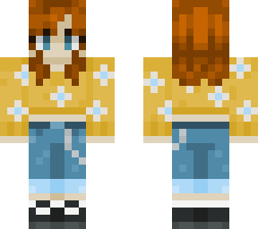 ginger girl w/ yellow sweater