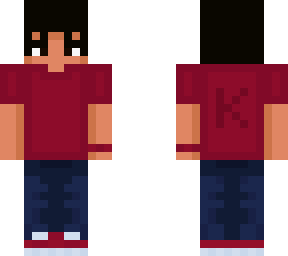maroon & navy blue