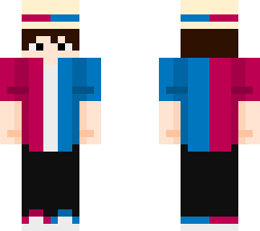 red and blue boy