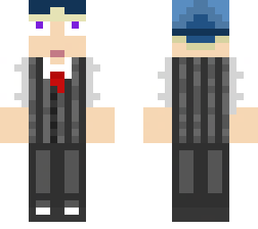 suit guy snow hat