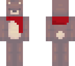 bear with scarf