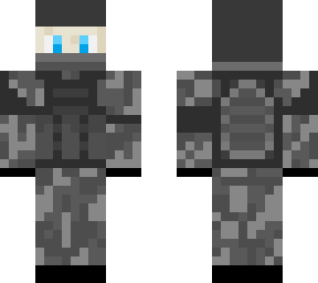 black multi-cam soldier