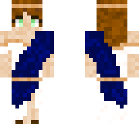 blue dress
