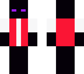 enderman but with jacket and white shirt