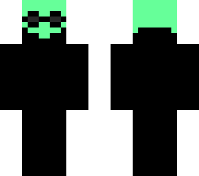 green x black
