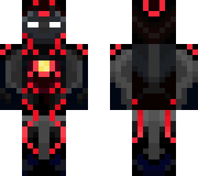 iron man stealth suit (black and red recolor)