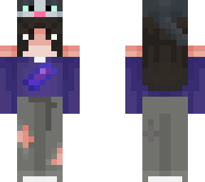 purple girl skin ye