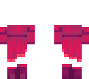 severed rose . shaded red dress