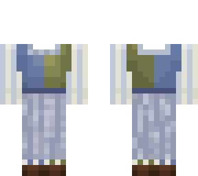 blue stripe dress